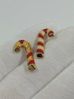Серьги Карамельная трость