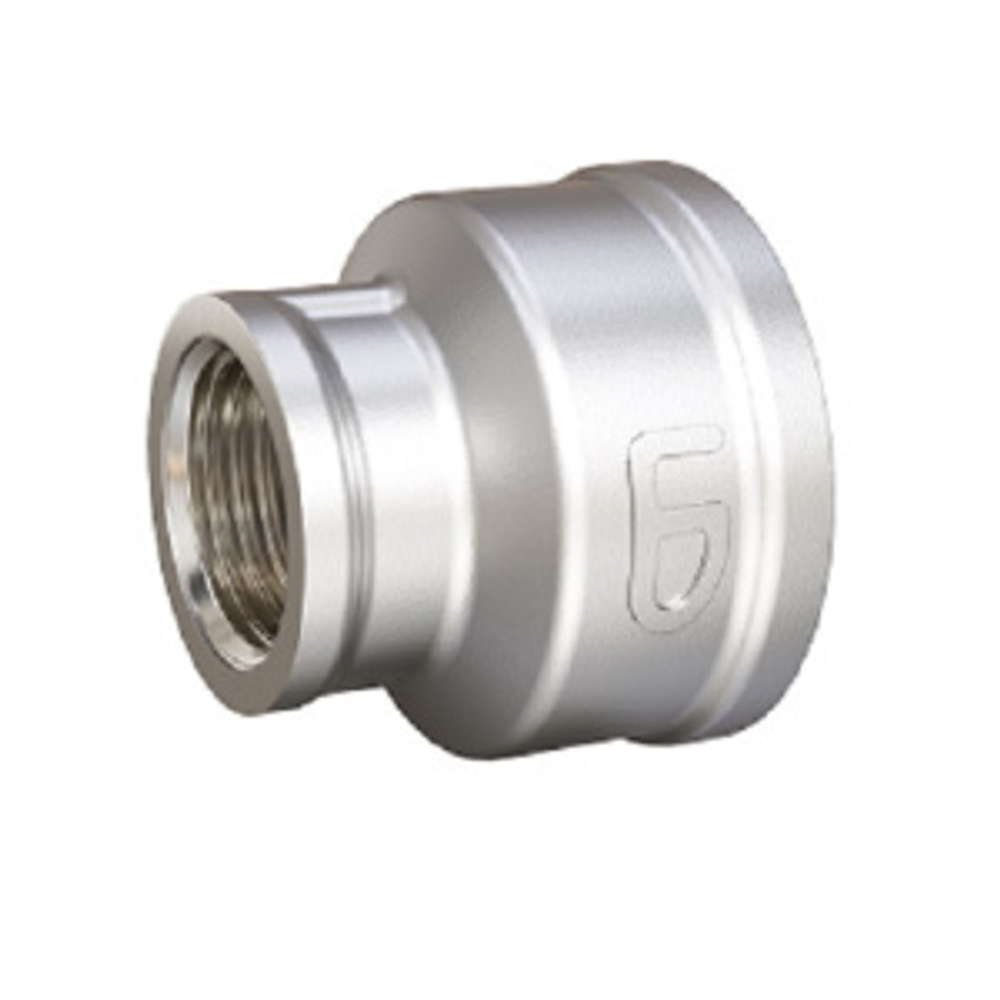 Муфта переходная DN25х15 (1"ВР х 1/2"ВР) латунь никель