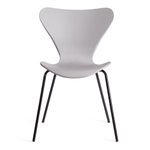Стул Jacobsen (mod DC 102-1) пластик/металл, 45 х 54.5 х 80 см, Grey (Cерый) /Black (Черный)