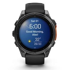 Garmin Fenix 8 47 мм AMOLED Slate Gray – стильные умные часы для активных