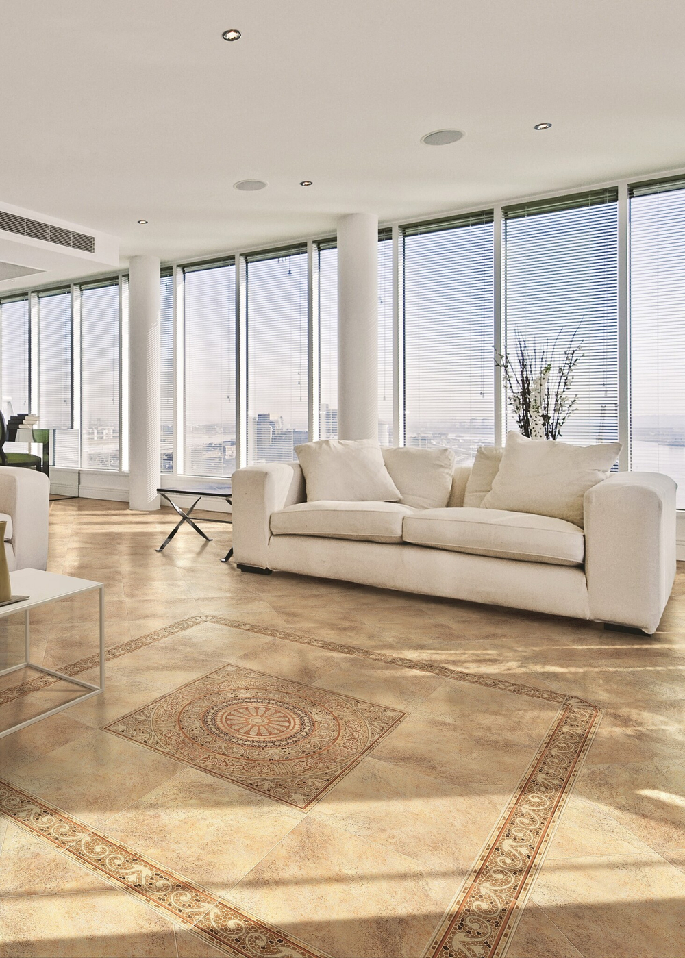 Керамогранит LB Ceramics Тенерифе 45x45 см 1.62 м² матовый цвет бежевый