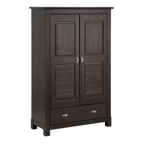 Шкаф для одежды, 97x150x42, Рауна 21, распашной, с полками, колониал