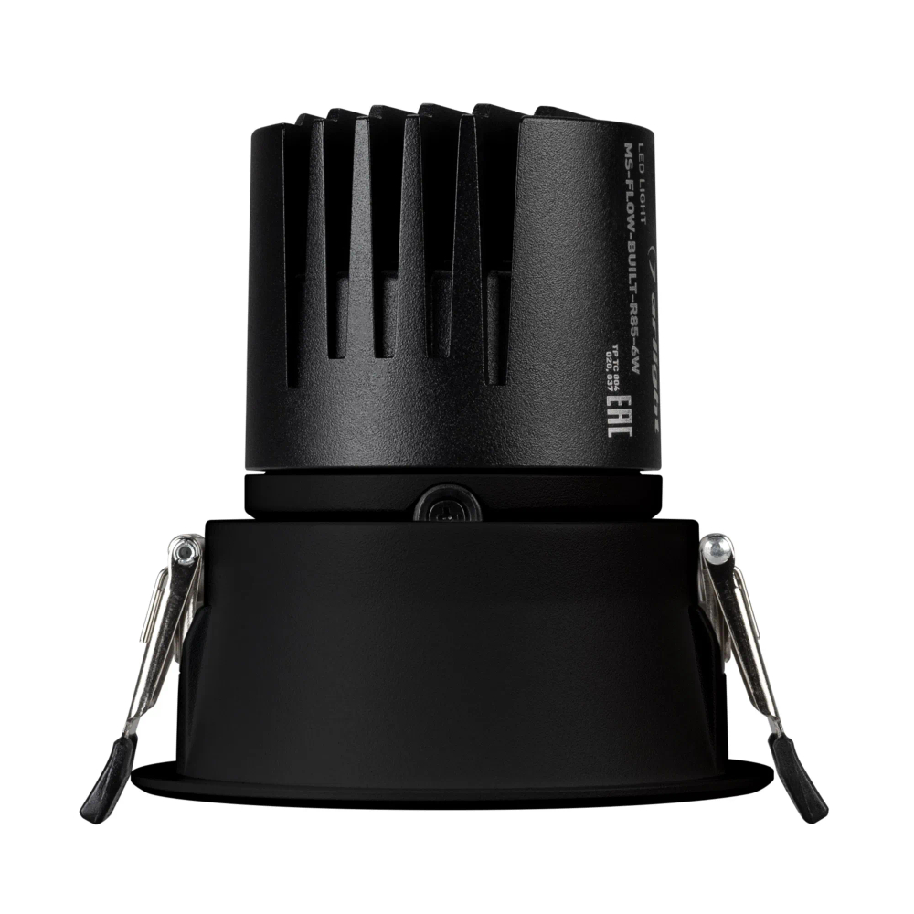 Светильник MS-FLOW-BUILT-R85-6W Day4000 (BK, 15 deg, 230V) (Arlight, IP20 Металл, 5 лет) 061249