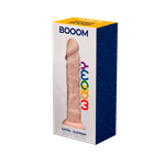 Фаллоимитатор Booom от WOOOMY бежевый (19,3 *4,3 см.)