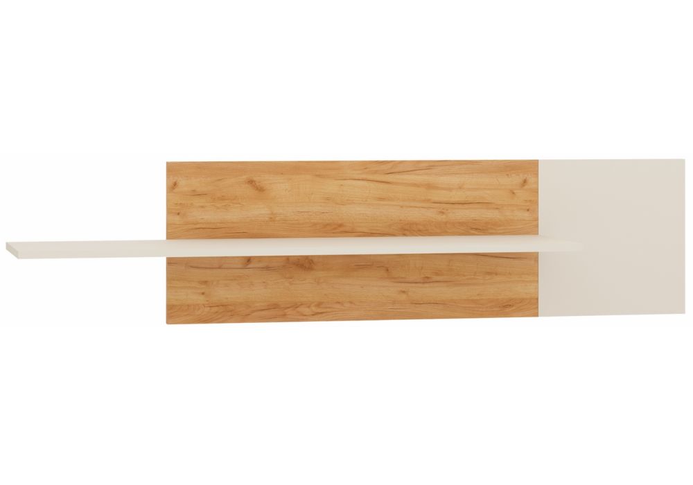 Полка Кассандра 154 дуб крафт золотой / кашемир