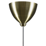 813021 Подвес GLOBO 1х40W E14 бронза/белый