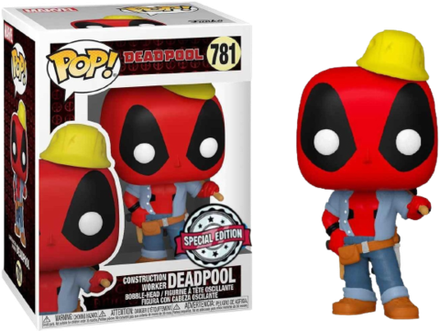 Фигурка Funko POP! Bobble Marvel Deadpool 30th Construction Worker (Exc)