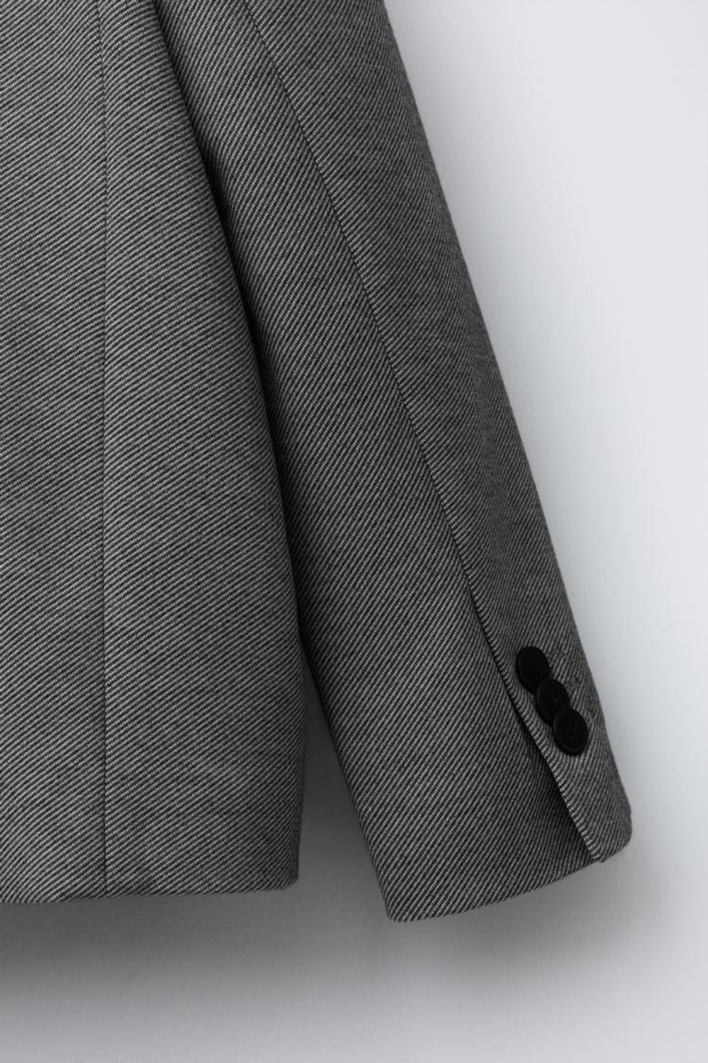 ZARA КОСТЮМНЫЙ БЛЕЙЗЕР COMFORT, МЯГКИЙ СЕРЫЙ