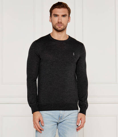 Шерстяной свитер POLO RALPH LAUREN - графитовый(710946143)