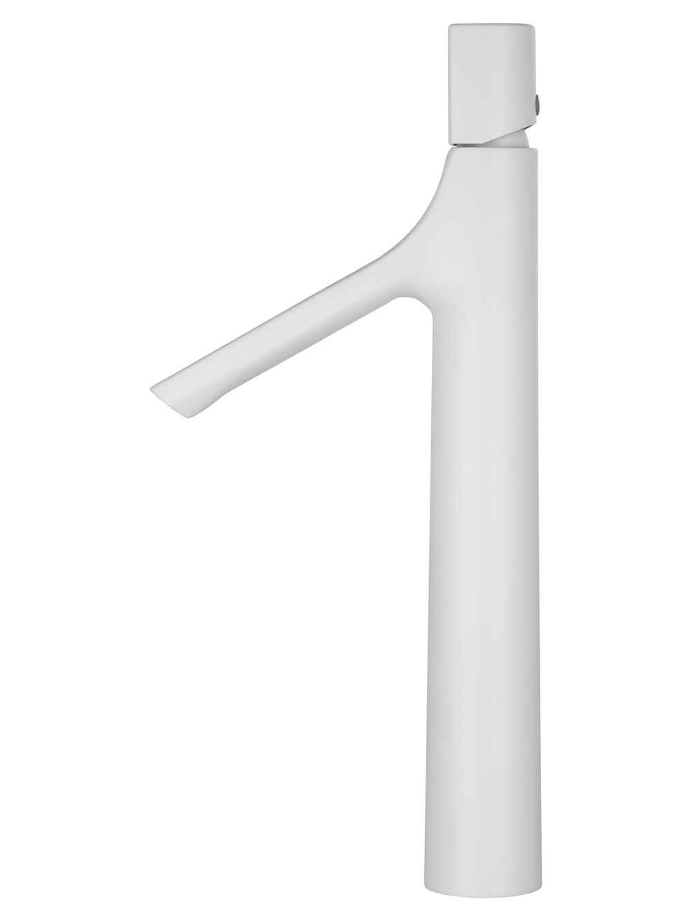 Смеситель для раковины высокий WONZON & WOGHAND The ONE, Белый матовый (WW-H1011-MW)