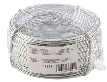 Проволока стальная, оцинкованная 1,2 мм, длина 50 м Сибртех 47753