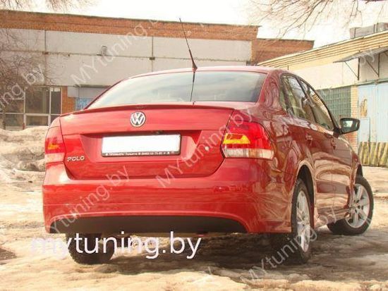 Накладка заднего бампера для Volkswagen Polo sedan