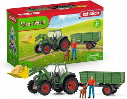 Фигурки Schleich Farm World - Трактор с прицепом - Шляйх Ферма 42608