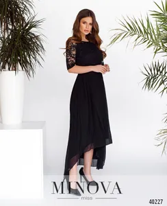 Платье 2104-черный Minova