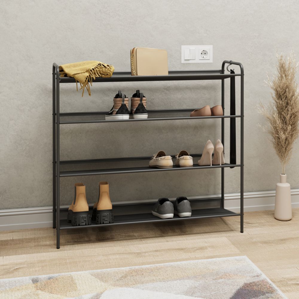 Подставка для обуви «Женева 34» (GENEVA shoe rack 34) (Графит)