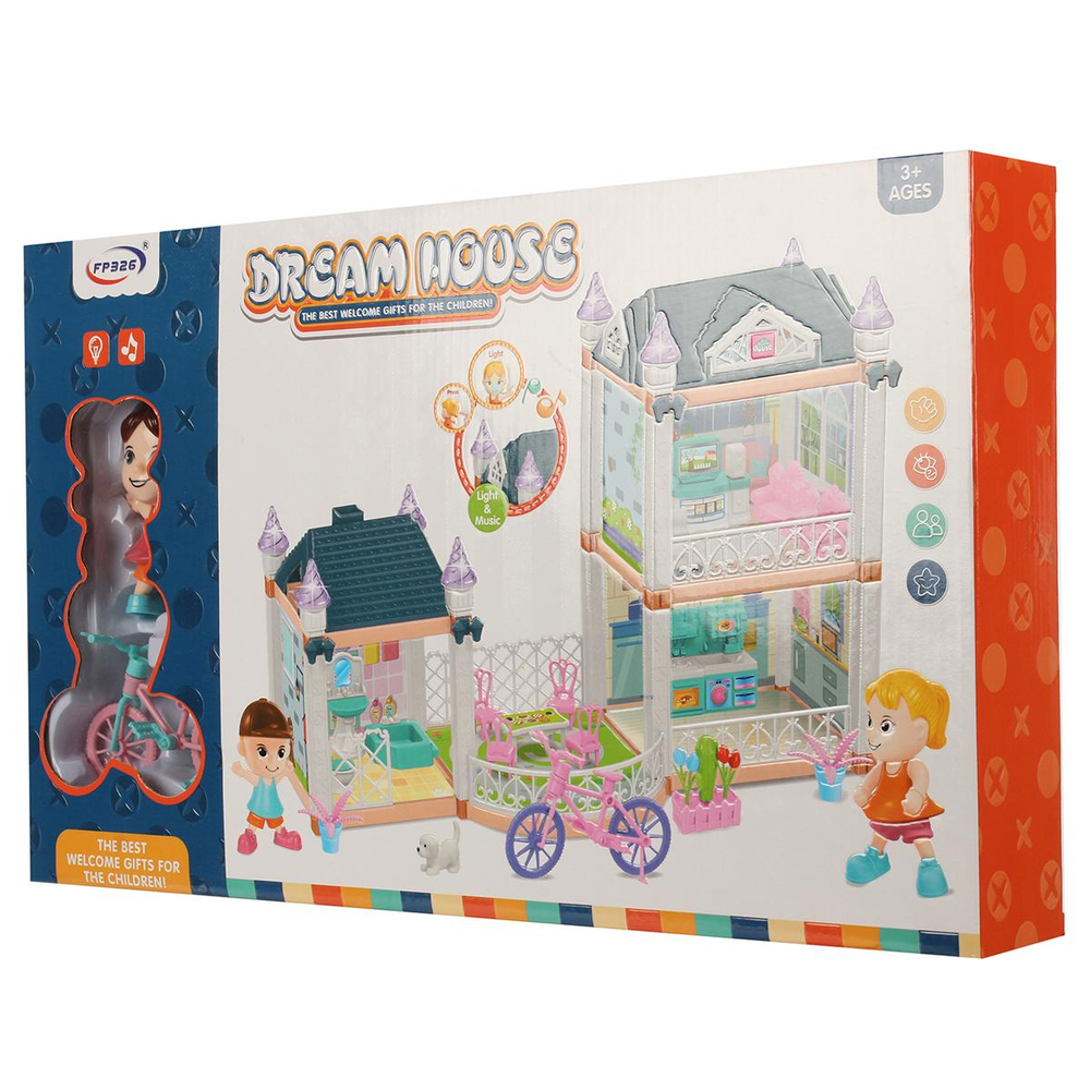 Дом для куклы, коробка 326-D45