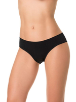 Классические трусики-слипы из хлопка (Размер: L) (Цвет: черный)