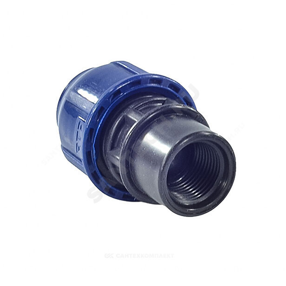 Муфта компрессионная ПЭ Дн 20х3/4" ВР Ру16 RTP (РосТурПласт) 11479