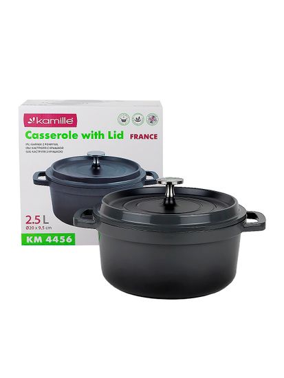 Кастрюля 2,5 л. Kamille KM 4456 серия FRANCE из литого алюминия с антипригарным покрытием