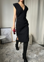 Шерстяное платье Yves Saint Laurent, S