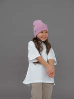 Шапка трикотажная КИС(Лиловый)