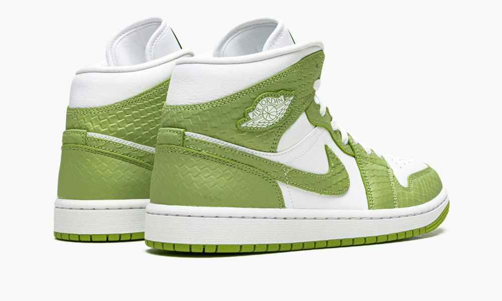Air Jordan 1 Mid SE WMNS "Green Python"