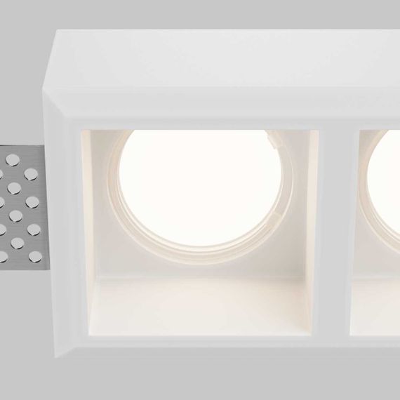Встраиваемый светильник Maytoni Technical Downlight Gyps Modern DL131-GU10-02-W