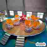 Аттракцион кружки «Затерянный мир» 12 чашек, 24 мест, 13×13×2 м