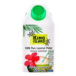 Кокосовая вода без сахара KING ISLAND, 500 мл