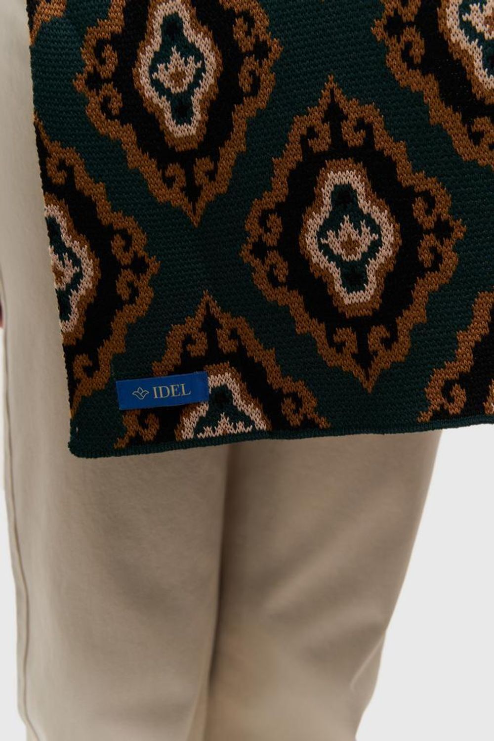 Шарф Idel Тюбетейка зелёный