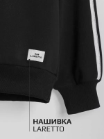 Свитшот для мальчика черный школьный
