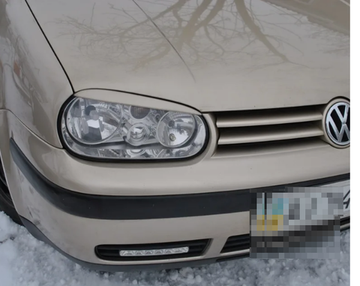 Реснички на фары для Volkswagen Golf 4