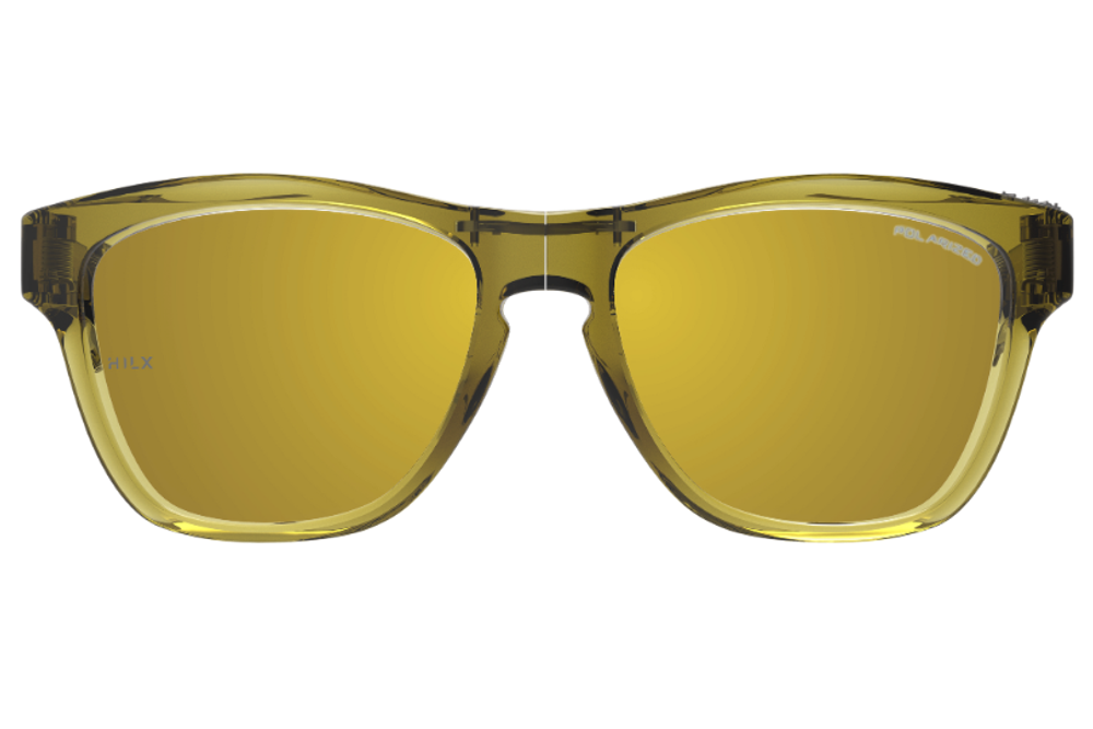 Спортивные очки HILX Unfold Shiny Crystal Yellow / Gold Polarized Lens