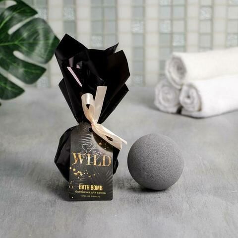 Бурлящий шар в пленке с шильдом Stay WILD, 130 г