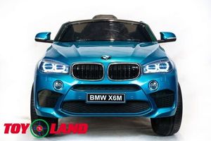 Детский электромобиль Toyland BMW X6M mini Синий фото №3