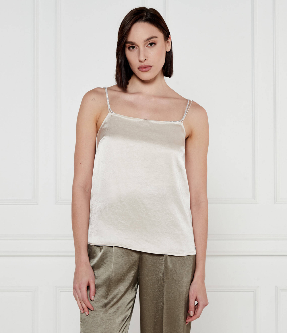 Сатиновый топ Marc Cain - бежевый(YC 61.03 W46)