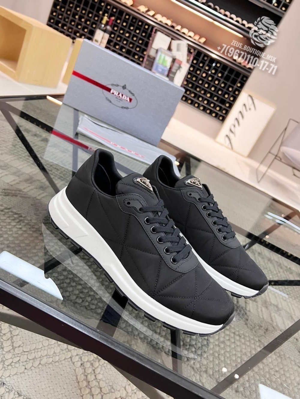 Кроссовки Prada