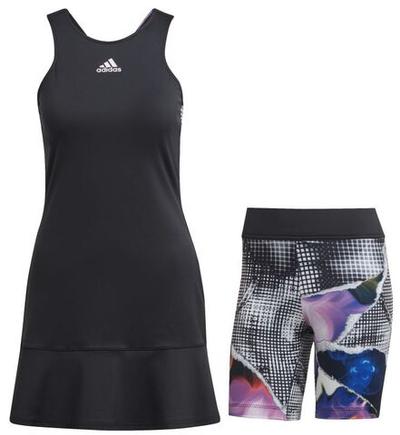 Женская Платье теннисное Adidas US Series Y-Dress - black