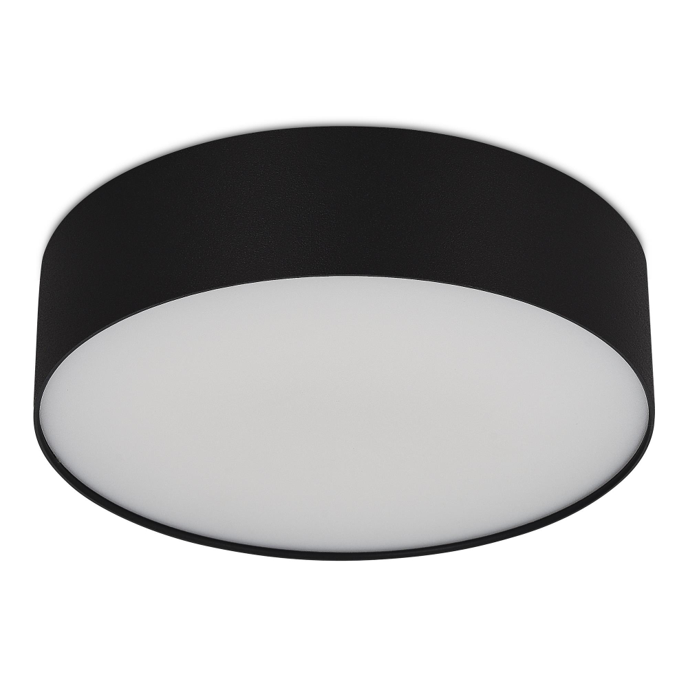 ST606.442.36 Светильник потолочный Черный LED 1*36W 4000K 3 240Lm Ra&gt;90 120° IP20 D300xH55 180-240V Накладные светильники