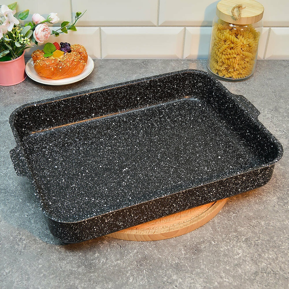 Противень 27*35*6,3см "Easy Stone", тм Калитва