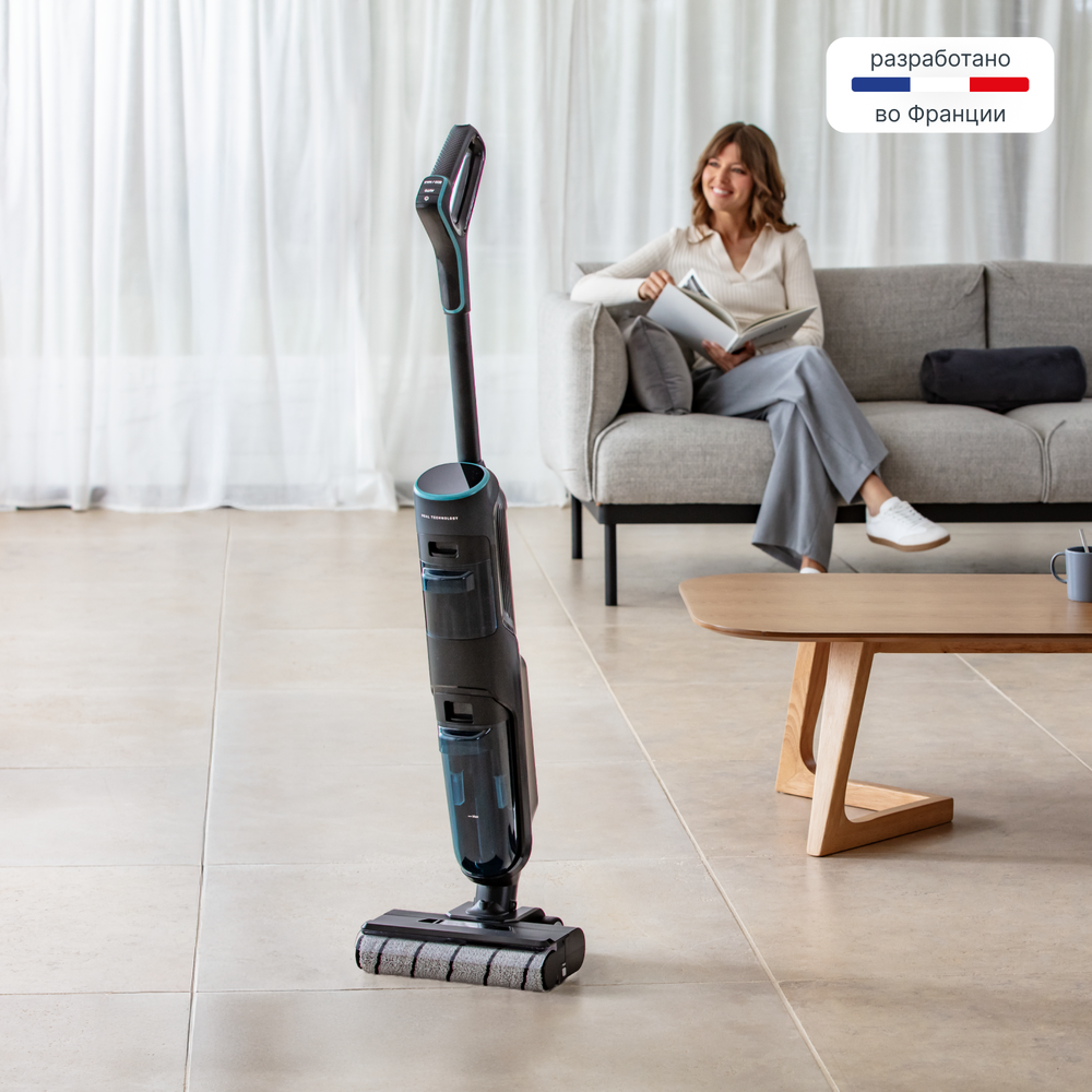 Моющий беспроводной пылесос Tefal X-Clean 5 GF5555F0