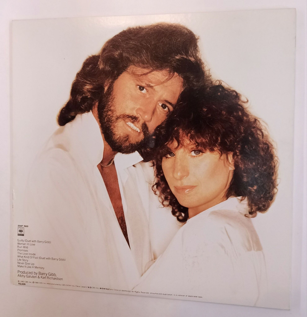 Винтажная виниловая пластинка LP Streisand Guilty (Japan 1980)