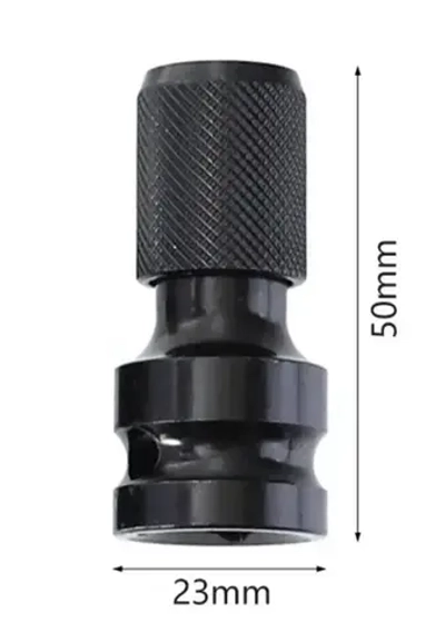 Переходник-патрон для шестигранной головки 1/2 дюйма на 1/4 дюйма