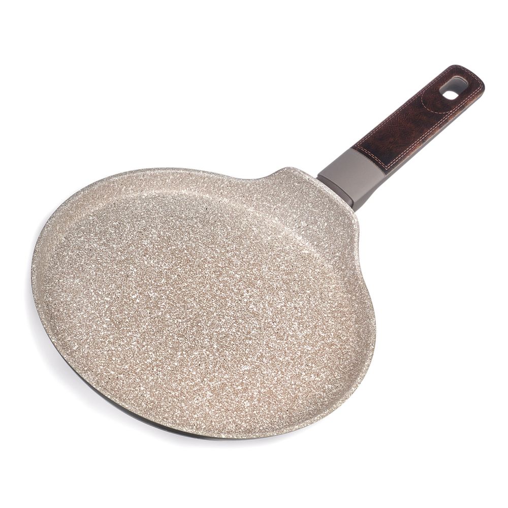 СКОВОРОДА БЛИННАЯ С АНТИПРИГАРНЫМ ПОКРЫТИЕМ PFLUON MARBLE, 22*4,3 СМ