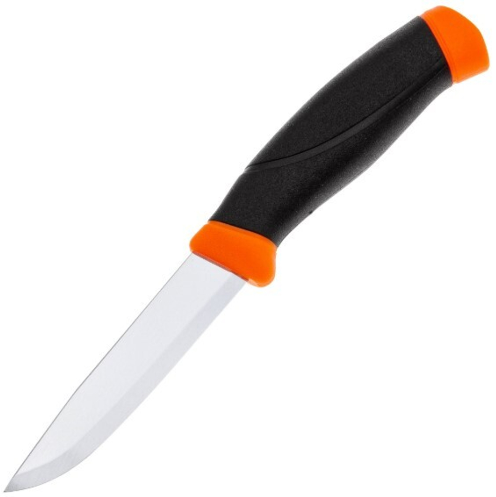 Нож Morakniv Companion F Orange, нерж. сталь, прорезиненная рукоять, 11824