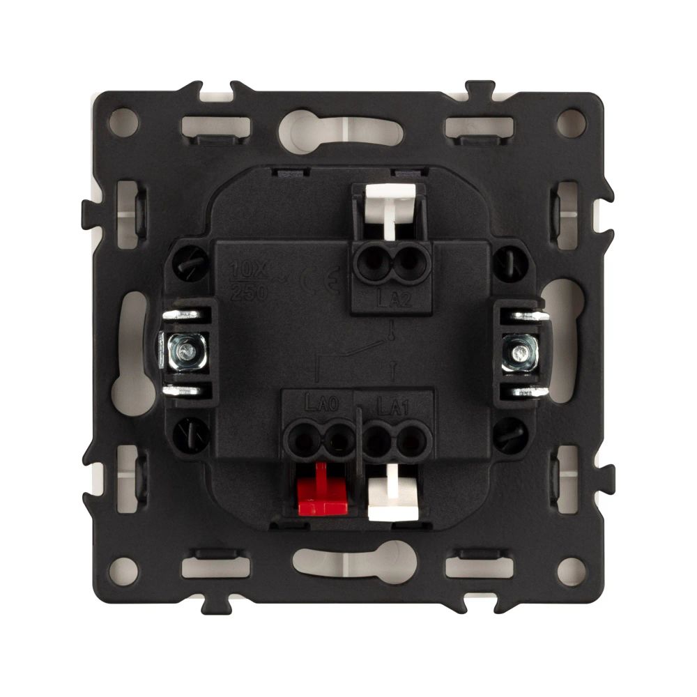 Механизм выключателя одноклавишный проходной SWT-NOBE-MKP1-SFPL-CA (230V, 10A) (Arlight, Кашемир) 059432