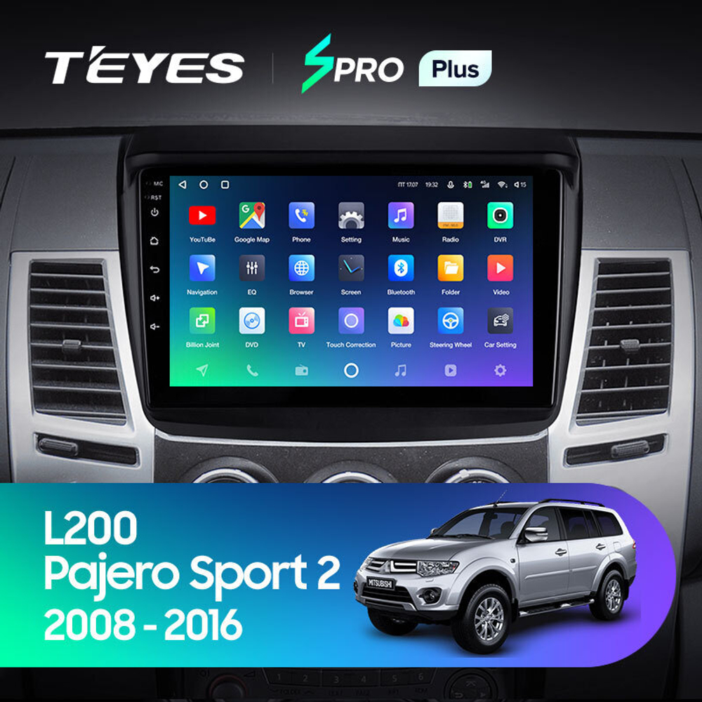 Teyes SPRO Plus 9" для Mitsubishi Pajero Sport 2008-2016