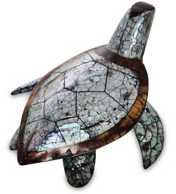 Decor and Gift 54-015-02 Декоративное изделие из перламутра «Черепаха»