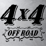 Виниловая наклейка на авто "4х4 Off road"