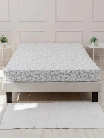 YERRNA простыня на резинке 90*200 белый с рисунком